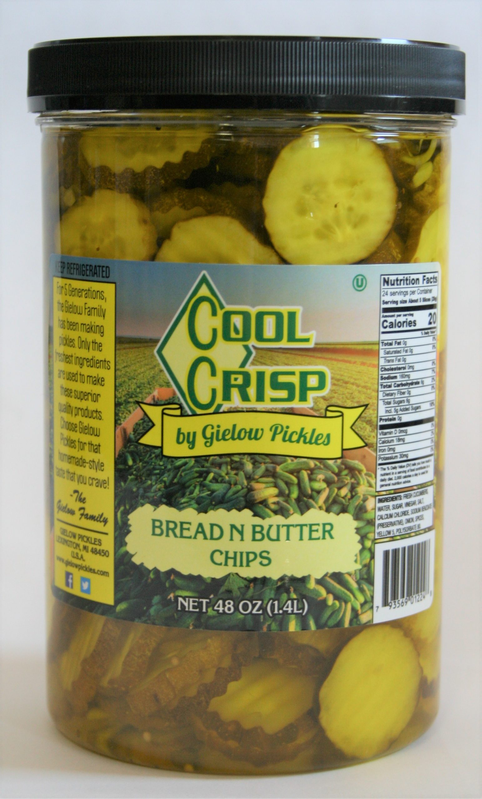 Bread N Butter Chips Gielow Pickles