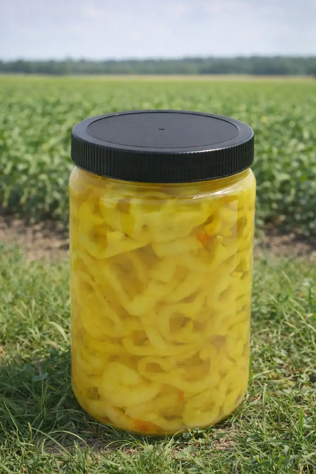 Back view of container.